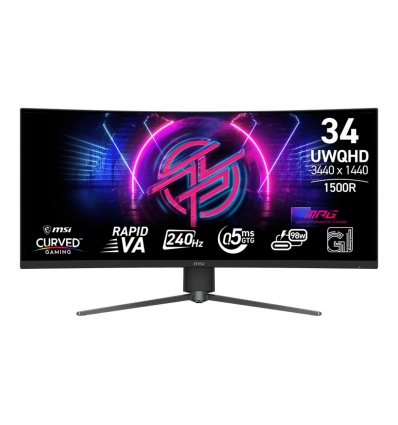 MSI MPG 346CQRF X24 34"QHD/VA/240Hz/0,5ms/Black