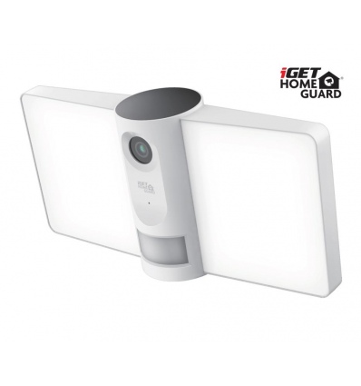 iGET HGFLC890 - WiFi venkovní IP FullHD 1080p kamera s LED světlem a zvukem, IP66, 230V, siréna