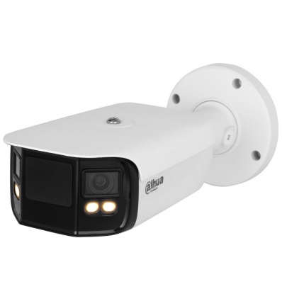 Dahua IPC panorama 8Mpix (2x4Mpix) 1/1.8"/ 25fps/ bullet/ 4096x1800/ 180°/ WDR140dB/ whiteLED40m/ mikrofon/ AI analytiky