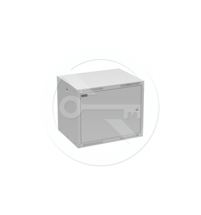 Rozvaděč nástěnný GrandN Duo 9U 450mm, dveře plech, RAL7035, GrandND-9U-645-21-G