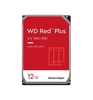 QNAP WD, HDD, Red Plus, SATA III, 3.5-inch, 12TB, WD120EFGX