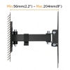 Výsuvný držák Brateck LPA68-221 pro TV 23"-43" 30kg polohovatelný nástěnný