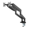 Držák monitoru Brateck LDT60-C024 dvě ramena vedle sebe mechanická pružina Heavy Duty