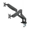Držák monitoru Brateck LDT60-C024 dvě ramena vedle sebe mechanická pružina Heavy Duty