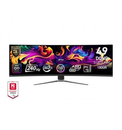 MSI MPG/491CQPX/49"/QD-OLED/DQHD/240Hz/0,03ms/Černá/3R