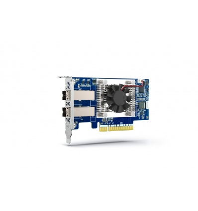 QNAP 2-port miniSAS HD host bus adapter, Broadcom Aero SAS3808, PCIe 4.0 x 8 for TL SAS JBOD series