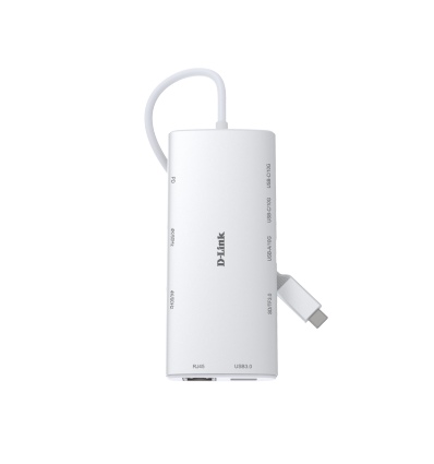 D-Link 10-in-1 USB-C Hub with HDMI x2 / USB-C x2, USB A x2 / Ethernet/Card Reader/Power Delivery