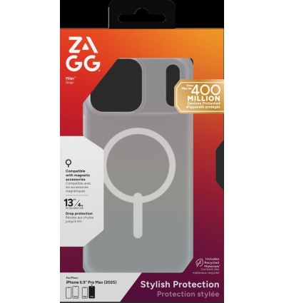 ZAGG Ochranný kryt Milan Snap Apple 17 Pro Max Iridescent