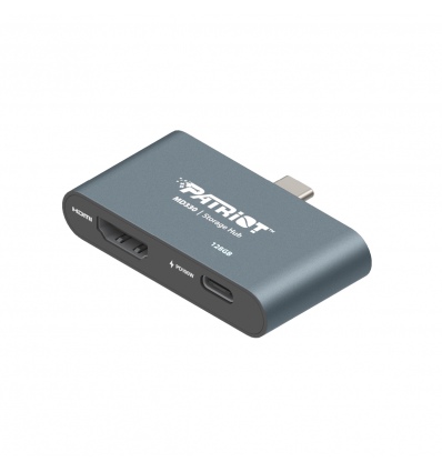 128GB Patriot HUB + úložiště MD300 USB-C+ HDMI