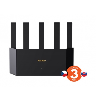 Tenda TE6L Pro BE5100 WiFi 7 Mesh Router, 2.5G WAN port, 5011 Mb/s, 3x GLAN,VPN,WPA3, Wi-Fi+, CZ app