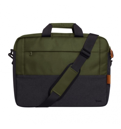 TRUST LISBOA 16" LAPTOP BAG - GREEN