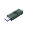 DataTraveler Duo G2/128GB/USB 3.2/USB-A + USB-C/Zelená