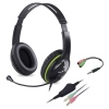 Sluchátka s mik. GENIUS HS-400A green + redukce