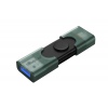 DataTraveler Duo G2/256GB/USB 3.2/USB-A + USB-C/Zelená