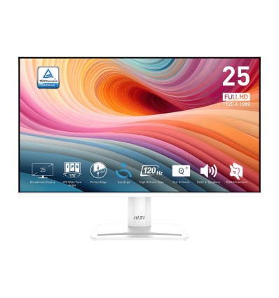 MSI Pro/MP251W E2/24,5"/IPS/FHD/120Hz/1ms/Bílá/2R
