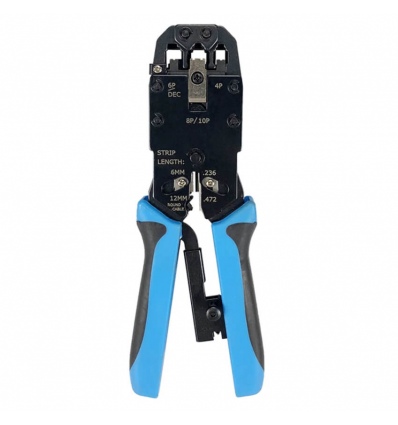 W-Star Krimpovací kleště RJ45 WS200R RJ50, RJ45, RJ12, RJ11 ráčna, masivní s ořezávačem