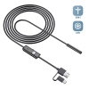 W-Star Endoskopická kamera USB UCAM8x10 sonda 8mm 10m měkký kabel HD konektor 3v1 USBC
