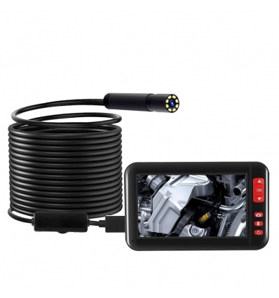 W-Star Endoskopická kamera WSP20, LCD 1080P HD 4,3", sonda 5,5mm, 5m, WSP20-55-5