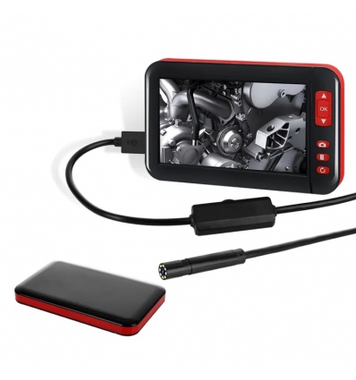 W-Star Endoskopická kamera WSP20, 1080P HD 4,3" LCD, sonda 8mm, 5m, WSP20-8-5