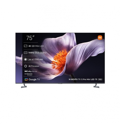 Xiaomi/Smart Display S Pro Mini LED 75 2026/75"/4K UHD/Šedá