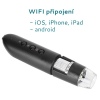 W-Star Digitální mikroskop WIFI UMW1200S, HD 1000x přísvit černá USB iOS android