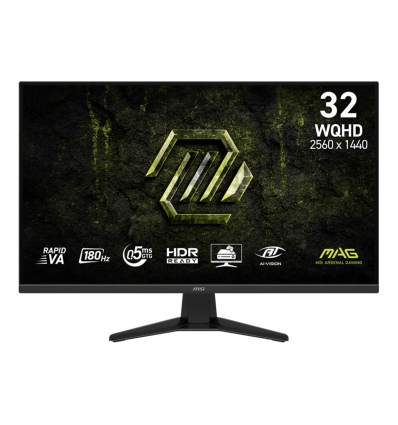 MSI MAG/325QF E18V/31,5"/VA/QHD/180Hz/0,5ms/Černá/3R