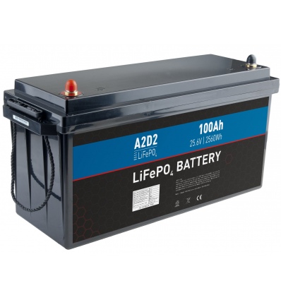 A2D2 baterie LiFePO4 25,6V 100Ah M8