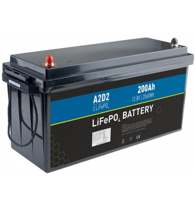 A2D2 baterie LiFePO4 12,8V 200Ah M8 (REPT cells)