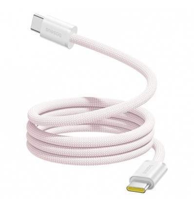 Baseus Dynamic 4 Pro Series Datový Kabel USB-C - USB-C 100W 1m Baby Pink