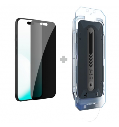 Nillkin Tvrzené Sklo 0.25mm Guardian 2.5D pro Apple iPhone 17 Black (s aplikátorem)