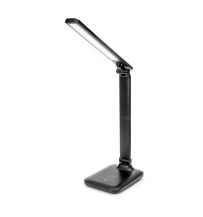 Platinet PDL194B stolní LED lampa Remus 5W stmívatelná, dotykové ovládání, USB port, černá