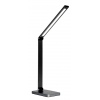 Platinet PDL888B stolní LED lampa 10W stmívatelná, dotykové ovládání, bezdrátové nabíjení, USB port,