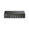 D-Link DMS-108P/E, 8x 2.5G PoE, Unmanaged Switch, Metal