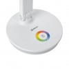 Platinet PDL400RGBW stolní LED lampa 12W stmívatelná, dotykové ovládání, USB port, bílá