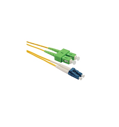 Patch kabel 9/125 LCupc/SCAPC SM OS1 1m duplex
