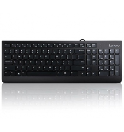 Lenovo 300/Drátová USB/CZ layout/Černá