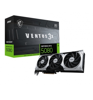 MSI GeForce RTX 5080 VENTUS 3X PLUS/OC/16GB/GDDR7