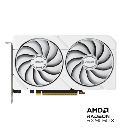 ASUS DUAL-RX9060XT-16G-WHITE