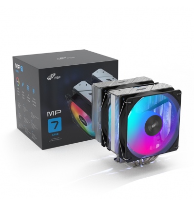 FSP Chladič CPU MP7 Dual, 120mm A.RGB FDB Fan
