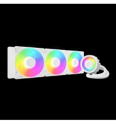 ARCTIC Liquid Freezer III Pro 420 A-RGB (White) : All-in-One CPU Water Cooler with 420mm radiator an