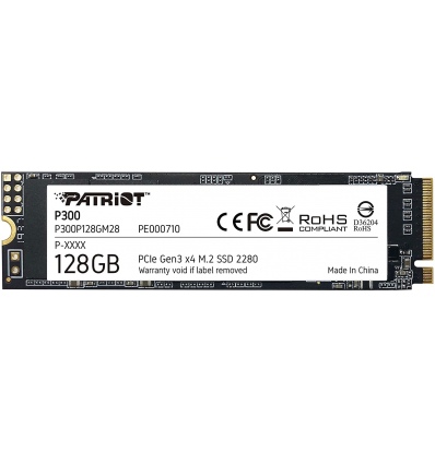 PATRIOT P300/128GB/SSD/M.2 NVMe/5R