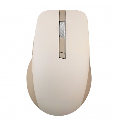 ASUS SmartO Mouse MD200 Silent Plus/Kancelářská/Optická/Pro praváky/4 200 DPI/USB+BT/Béžová