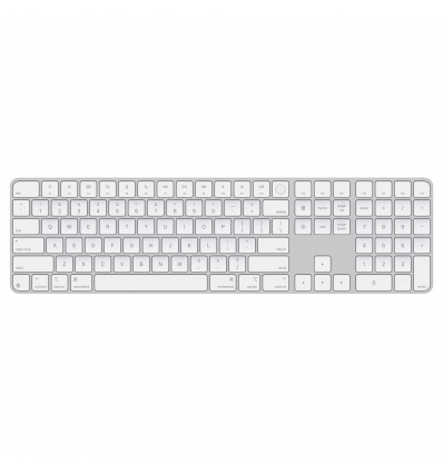 Apple Magic Keyboard Numeric Touch ID/Bezdrátová Bluetooth/US layout/Bílá