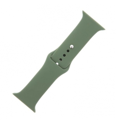 Silikonový řemínek M/L pro Apple Watch 42/44/45 mm khaki