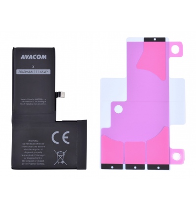 AVACOM baterie pro Apple iPhone X - vysokokapacitní, Li-Ion 3,81V 3060mAh (náhrada 616-00346)
