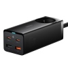 Baseus Rychlonabíječka do sítě GaN3 Pro, 2x USB-C, 2x USB + AC 65W černá