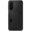 Samsung Zadní kryt s kapsou na kartu pro Galaxy A26 Black