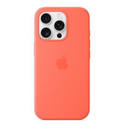 iPhone 16 Pro Silicone Case with MS - Tangerine