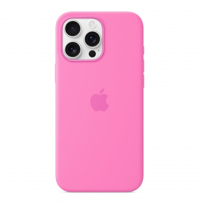 iPhone 16 Pro Max Silicone Case with MS - Peony