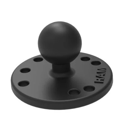 RAM Mounts adaptér, kovový, AMPS vzor děr, čep 1"